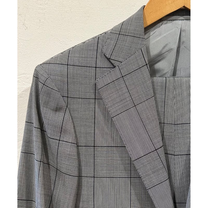 Nicolo Ceschi Berrini スタンドカラーレザー　グレー NICOLO' CESCHI BERRINI stand collar cotton jacket | NOIR ONLINE