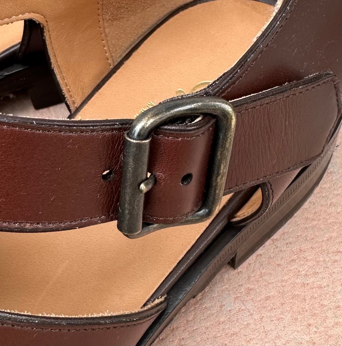 フラテッリ ジャコメッティ グルカサンダル #ダークブラウン サイズ41