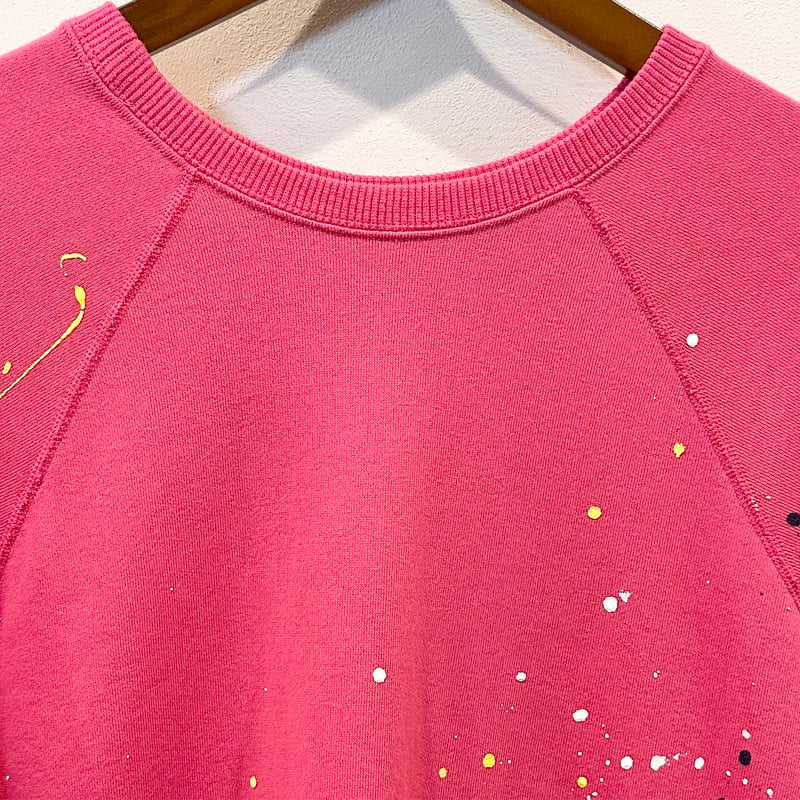 ヤス トレーディング スウェット #ピンクペイント サイズS | Bon Vieux
