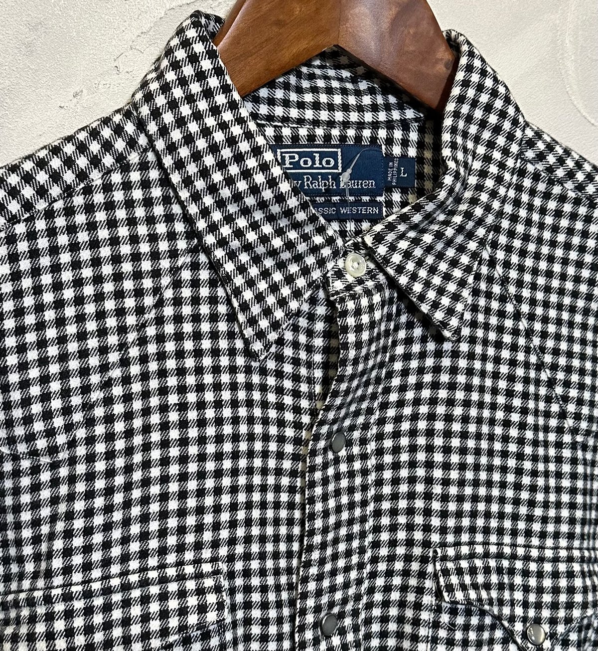 Ralph Lauren ラルフ ウエスタン 長袖シャツXL ネル チェック 古着 Polo Ralph Lauren チェック フランネル ウエスタン シャツ