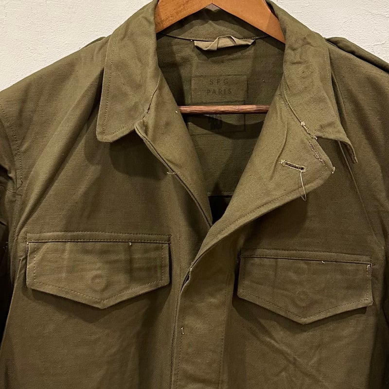 フランス軍　M-47 ミリタリジャケット　88C DEAD STOCK / 50's French Military M-47 JACKET（フランス軍 50