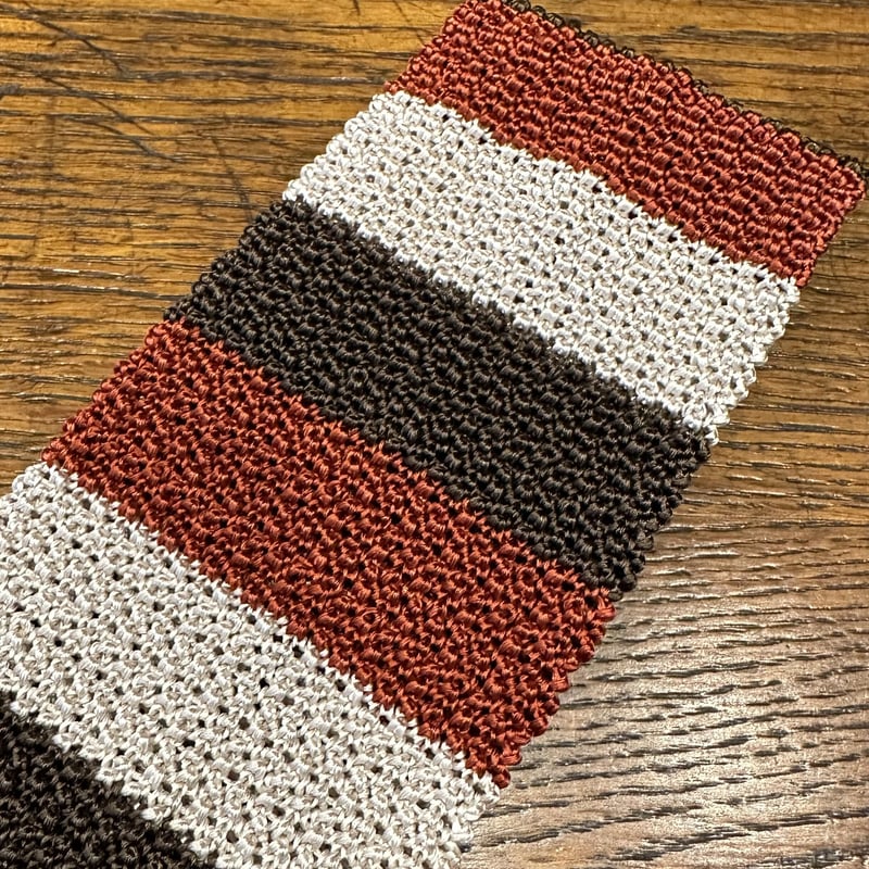 Bon Vieux別注　ASCOT ニットタイ　アスコット　ボーダー　ボンビュー Bon Vieux別注 ASCOT ニットタイ アスコット ボーダー