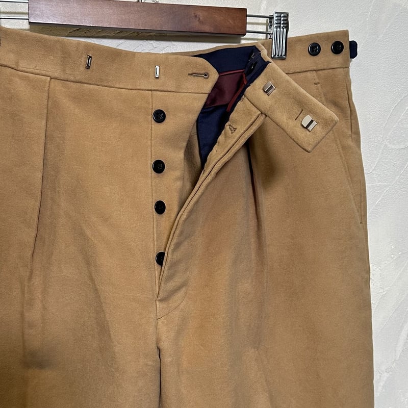 【Bon Vieux別注】 GERMANO ウールパンツ 48サイズ 大島拓身 Bon Vieux別注】 GERMANO ウールパンツ 48サイズ 大島拓身