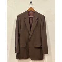 アウトオブトラッド 2つボタンジャケット #サマーウール ブラウン