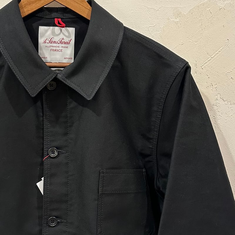 未使用　ルサンパレイユ　モールスキンジャケット　42 ルサンパレイユ 別注ブラックモールスキンジャケット サイズ42 | Bon Vieux