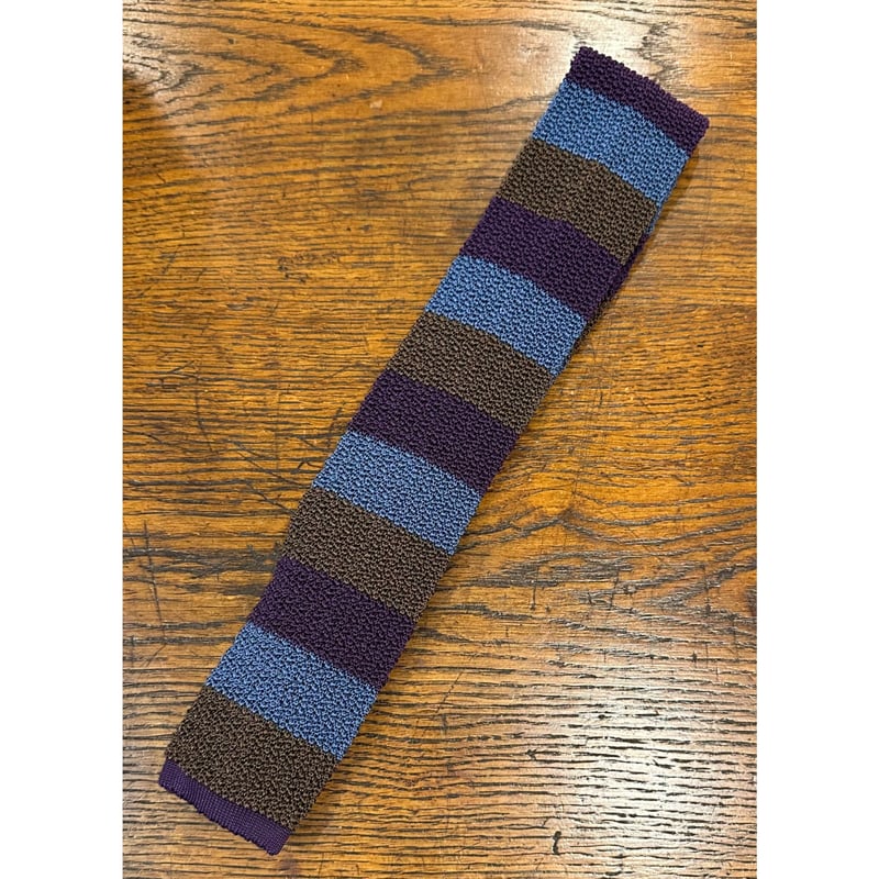 美品ASCOT　アスコット　ネクタイ　BEAMS　ニットタイ　パープル 美品ASCOT アスコット ネクタイ BEAMS ニットタイ パープル アスコット