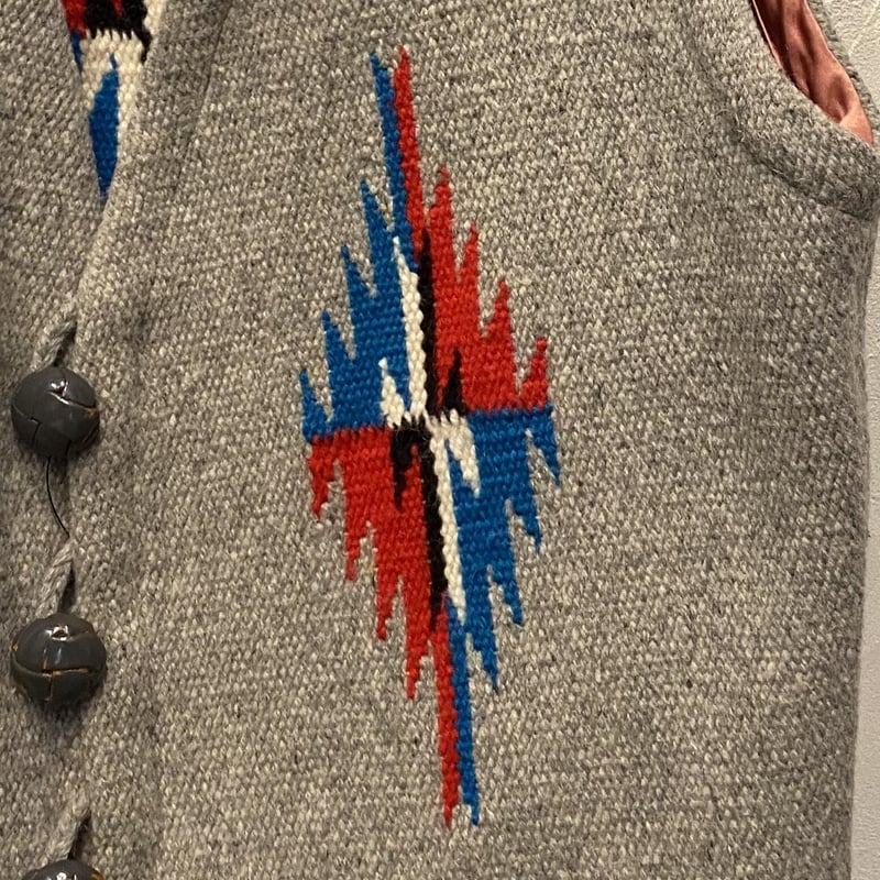 【良配色】　オルテガ　チマヨベスト　ORTEGA's bon Vieux オルテガ チマヨベスト グレー | Bon Vieux