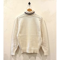 アスコット ニットタイ #パープル×ブルー×ブラウン | Bon Vieux