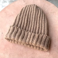 Bon Vieux別注　ボンビュー ascot アスコット　ニットタイ アスコット ボーダーニットタイ #パープル×ブルー×ブラウン