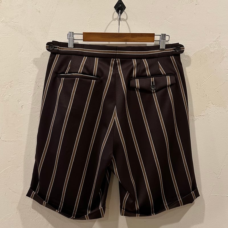 Bon Vieux オリジナル ウールストライプ ショーツ サイズL | Bon Vieux