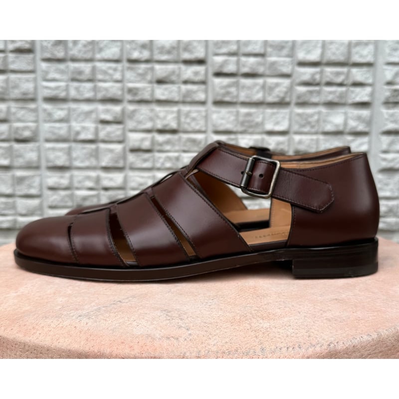 フラテッリ ジャコメッティ グルカサンダル #ダークブラウン サイズ43