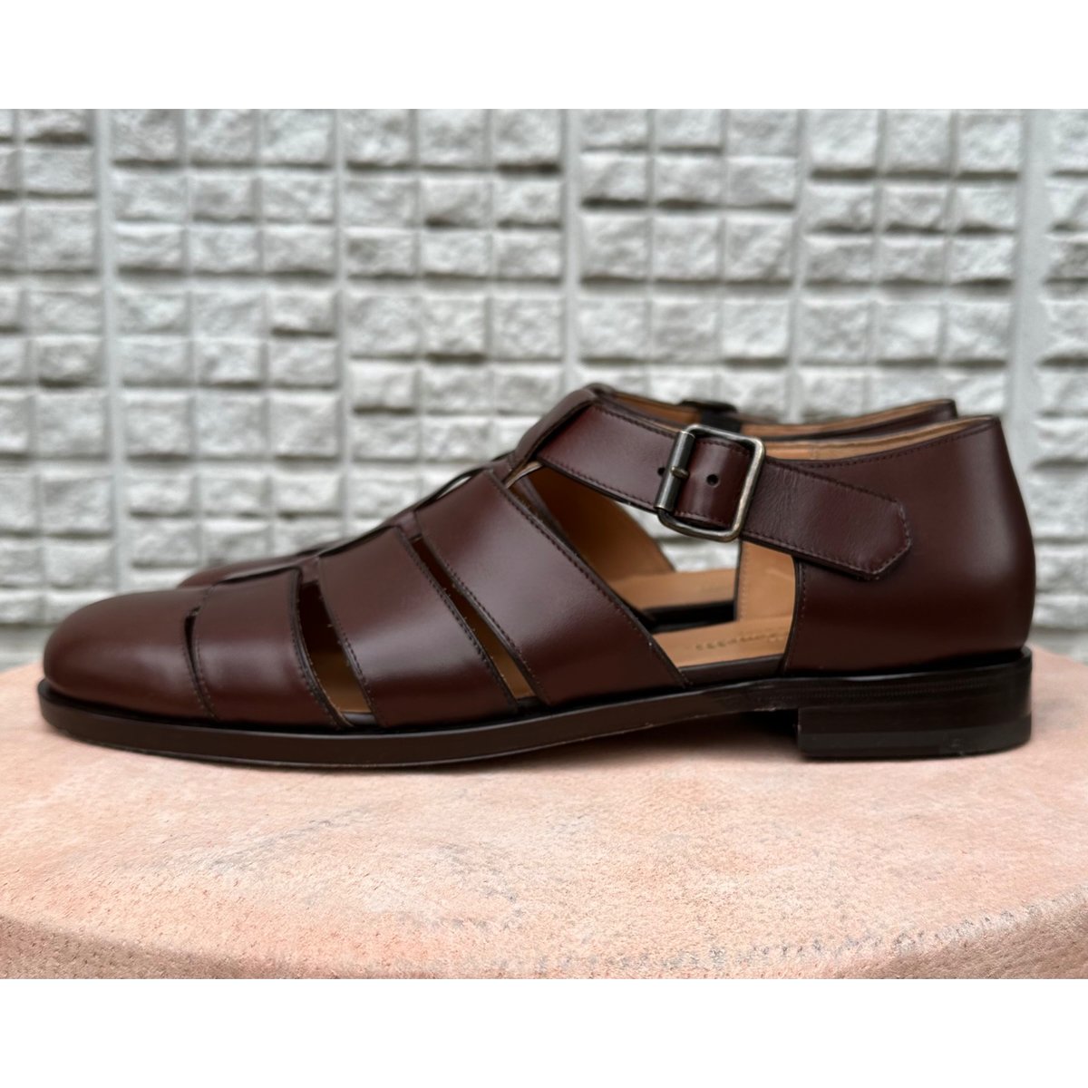 フラテッリ ジャコメッティ グルカサンダル #ダークブラウン サイズ42