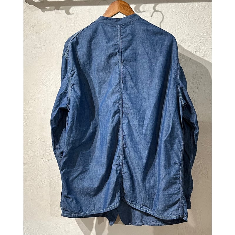 【新品】【送料込】【38サイズ】カバーオール Bon Vieux オリジナル シャンブレー カバーオール サイズL | Bon