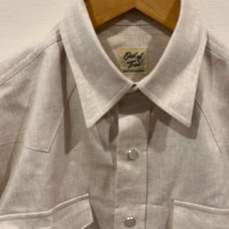 FOUNDOUR WESTERN SHIRT ウエスタンシャツ ベージュ3 WESTERN SHIRT（ウエスタンシャツ）｜FOUNDOUR（ファウンダ