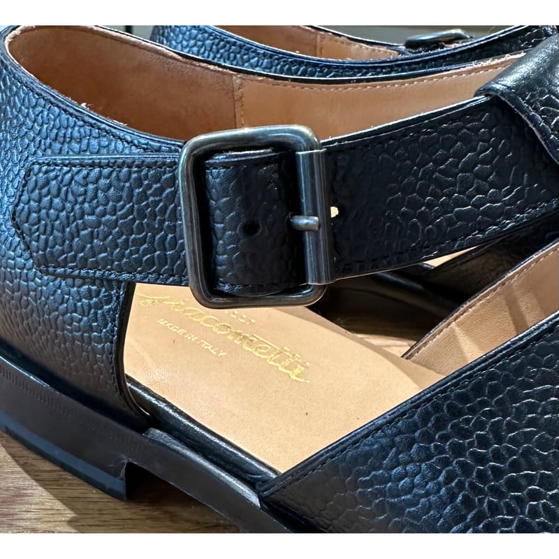 ジャコメッティ　グルカサンダルサイズ41ブラック フラテッリ ジャコメッティ グルカサンダル サイズ41 | Bon Vieux