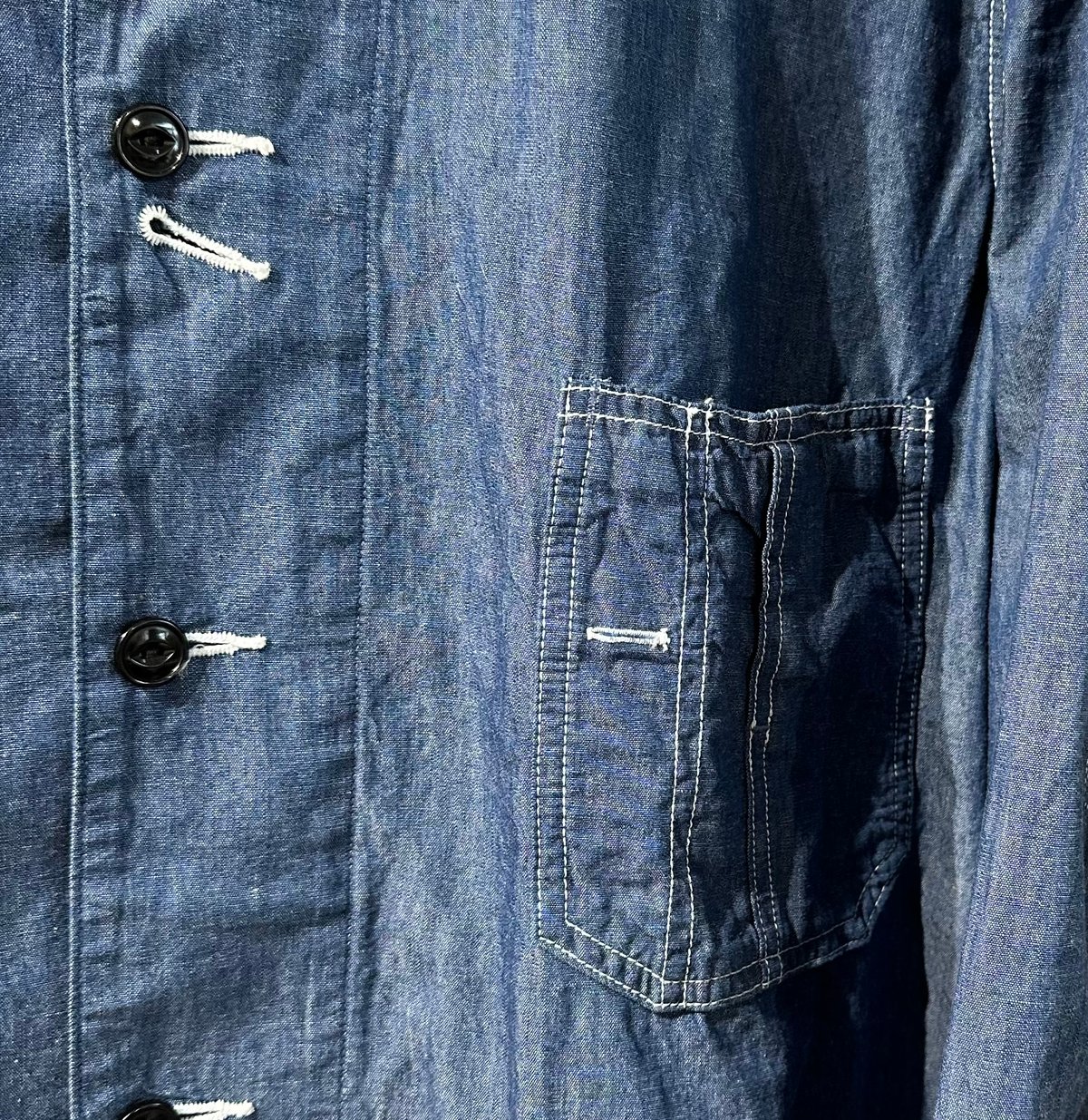 Bon Vieux オリジナル シャンブレー カバーオール