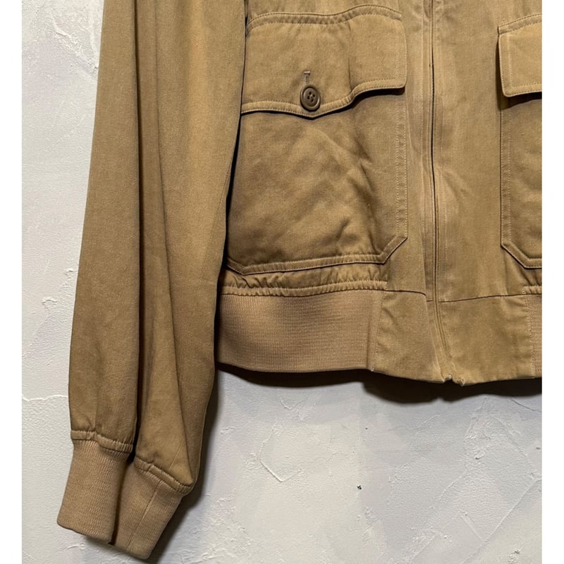 Polo by Ralph Lauren リネン　サマーフライトジャケット ポロラルフローレン シルク リネン フライトジャケット | Bon Vieux