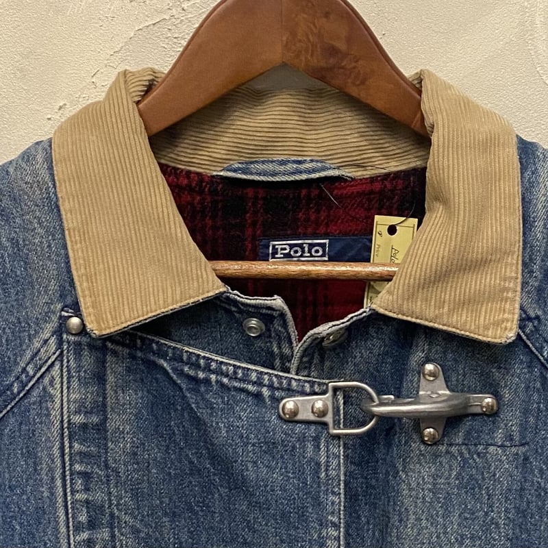 ポロラルフローレン デニムファイヤーマンジャケット ライニング付