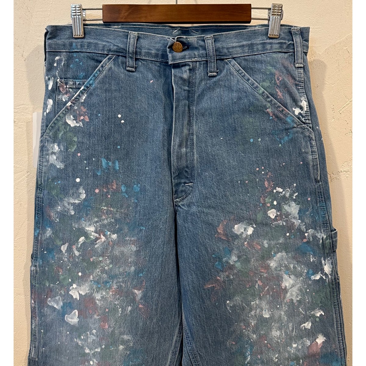 ENCOMING 25SS ペインターデニム 32 スミス デニムペインターパンツ #ペイント サイズ32(やや大きめ