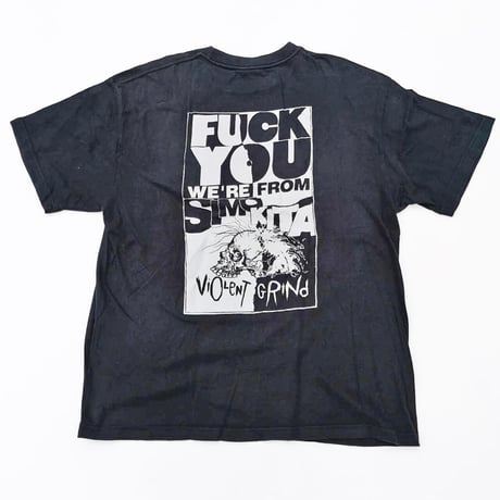 【DEAD STOCK】T-SHIRT [XL] FUCK YOU WE'RE FROM SIMOKITA