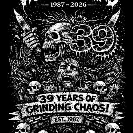 [受注生産] VIOLENT GRIND 39 ANNIVERSARY T-SHIRT (TYPE 02)