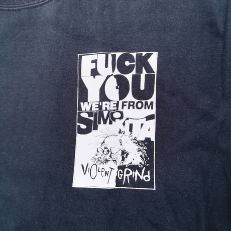 【DEAD STOCK】T-SHIRT [XL] FUCK YOU WE'RE FROM SIMOKITA