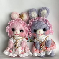 MariEtoile  / バッグチャーム   右ムラサキ