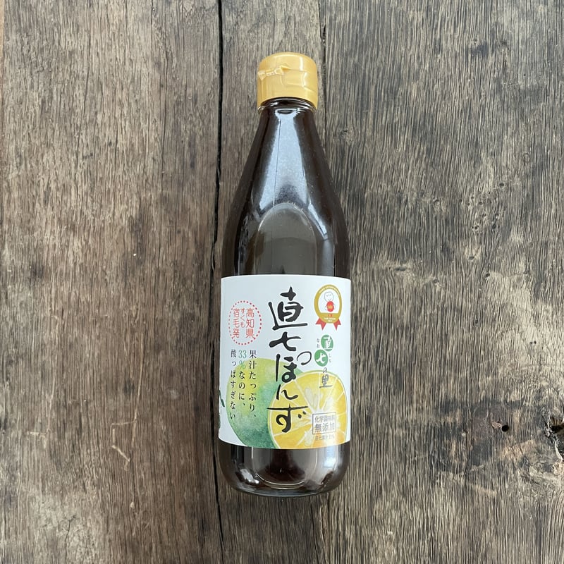 日々の食卓で大活躍！無添加【直七ぽんず】 360ml | デイリーだし