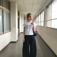 block category logo cropped tee