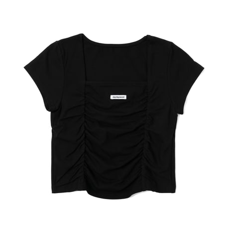 tag shirring square tops