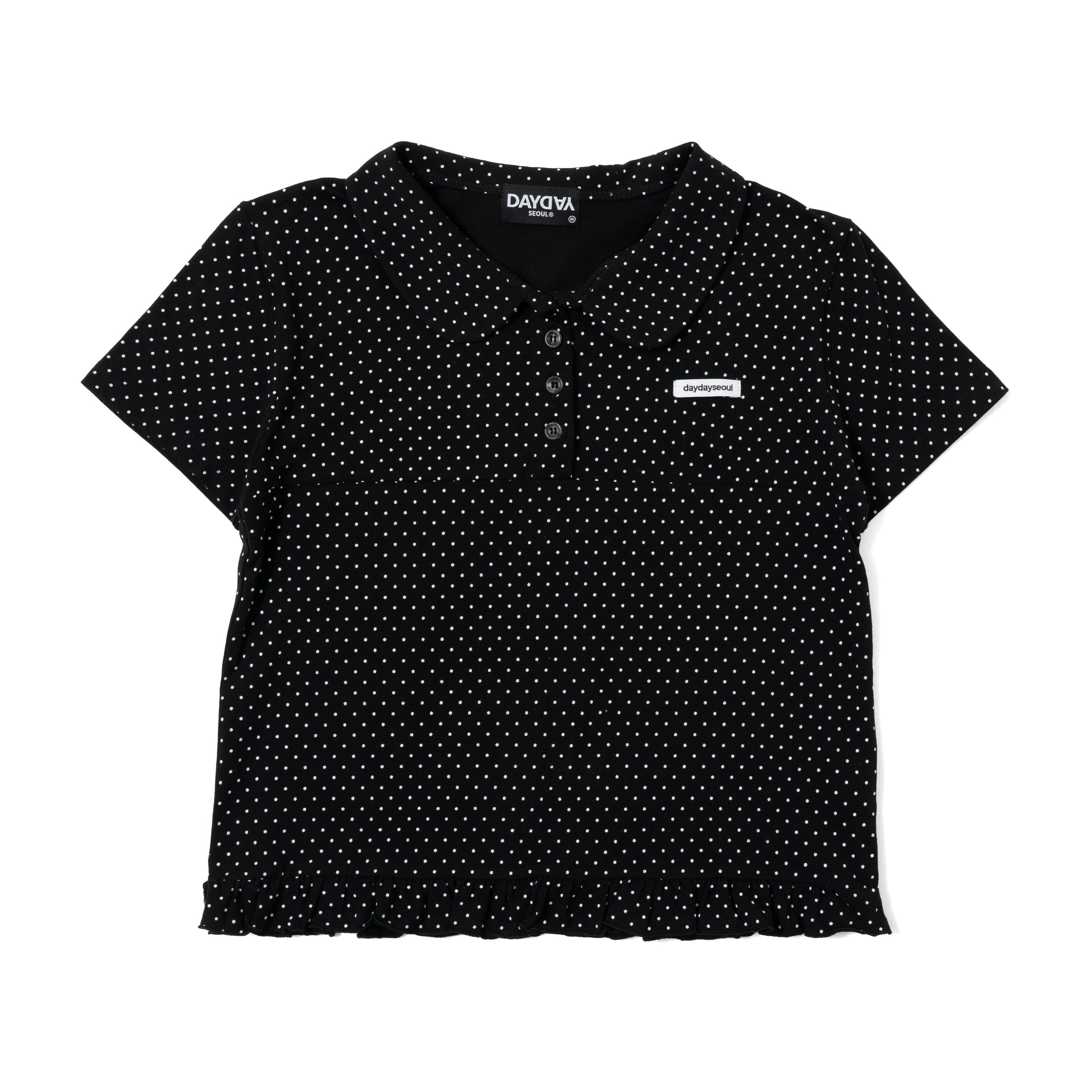 daydayseoul ドット ポロ トップス tag dot polo tops | DAY DAY seoul's STORE