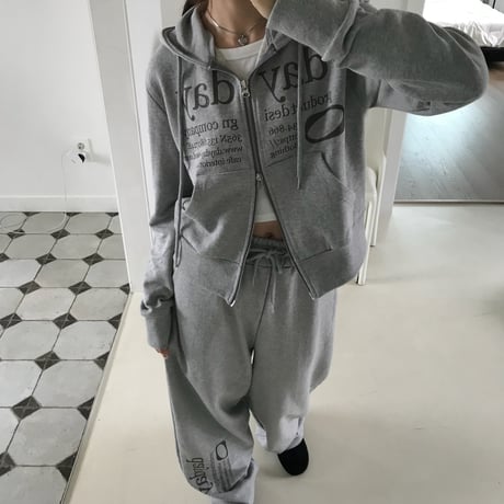 basic category logo sweat pants