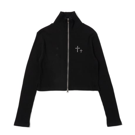 cross logo studs rib tops