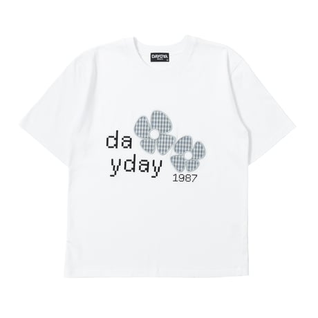 block flower logo S/S tee