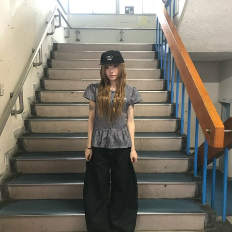 tag frill button tops
