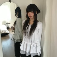 tag dot frill tops