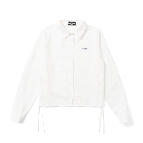 tag block drawstring shirt