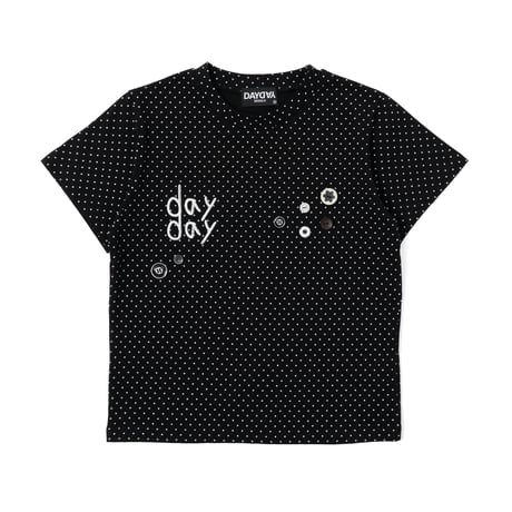 button logo cropped tee
