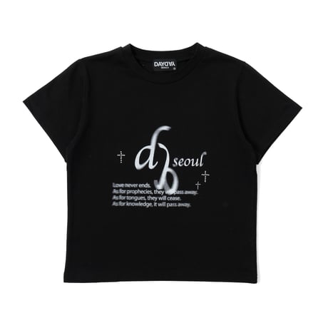 dd cross logo cropped tee