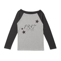 tag 1987 logo raglan tops