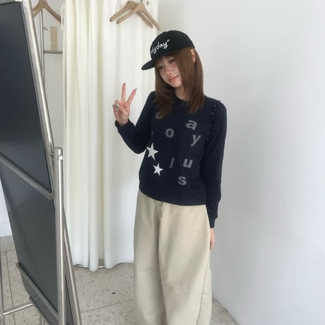 multi logo L/S tee