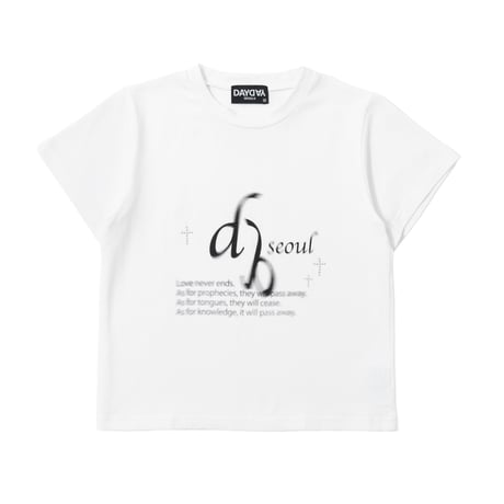 dd cross logo cropped tee