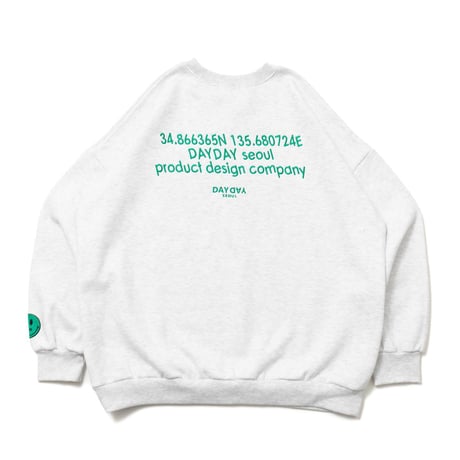 bump logo crewneck sweatshirt