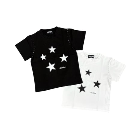 stars logo studs cropped tee
