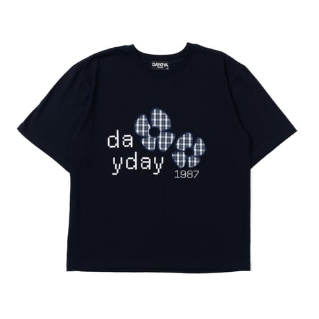 block flower logo S/S tee