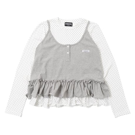 tag frill set tops