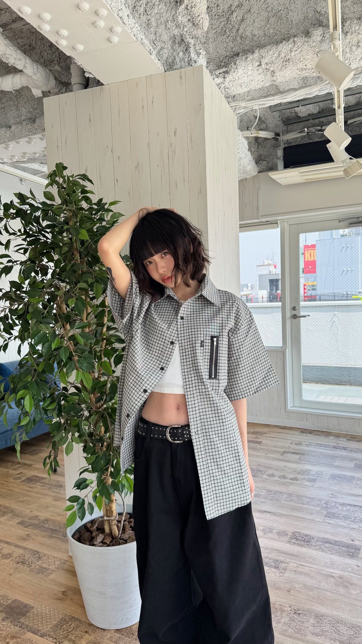 block zip S/S shirt | DAY DAY seoul's STORE