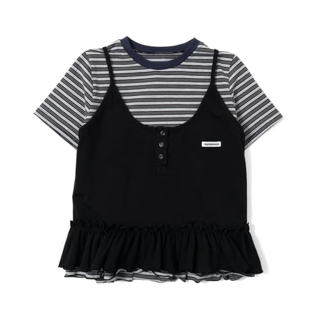 tag frill set S/S tops