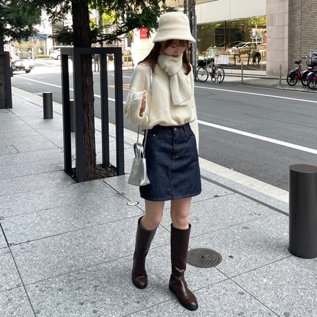 short knit muffler