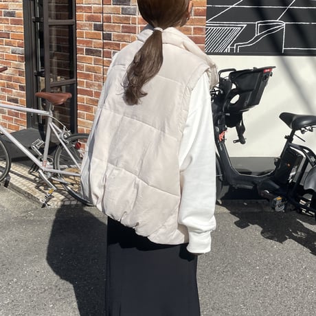 vintage taffeta down vest